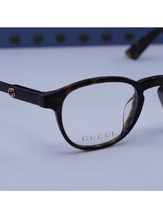 Gucci GG0556OJ 002 Square Eyeglasses - Havana 47mm main image 11